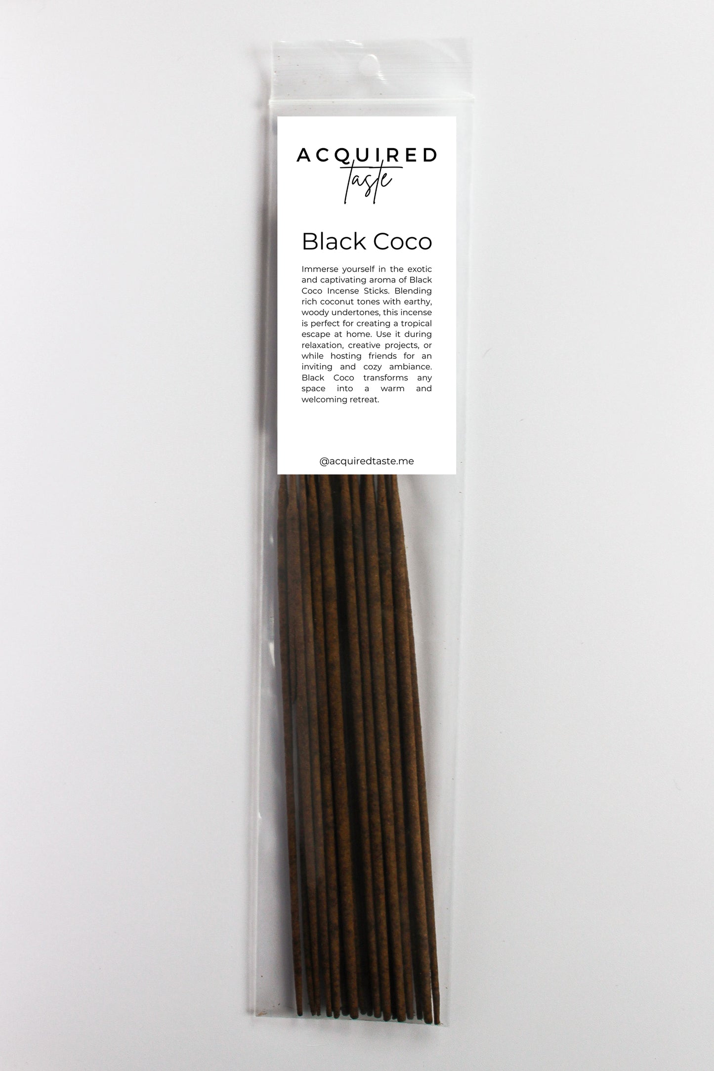 acquired taste black coco incense sticks