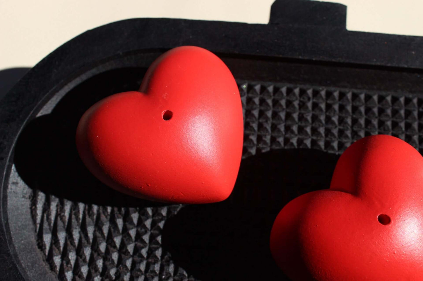 Heart incense stick holder