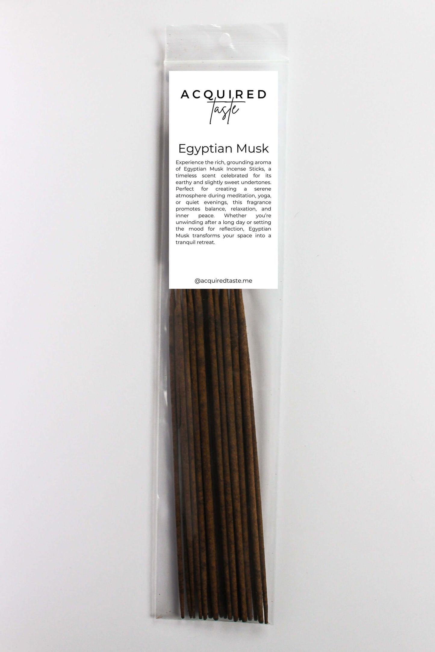 acquired taste incense sticks Egyptian musk scent