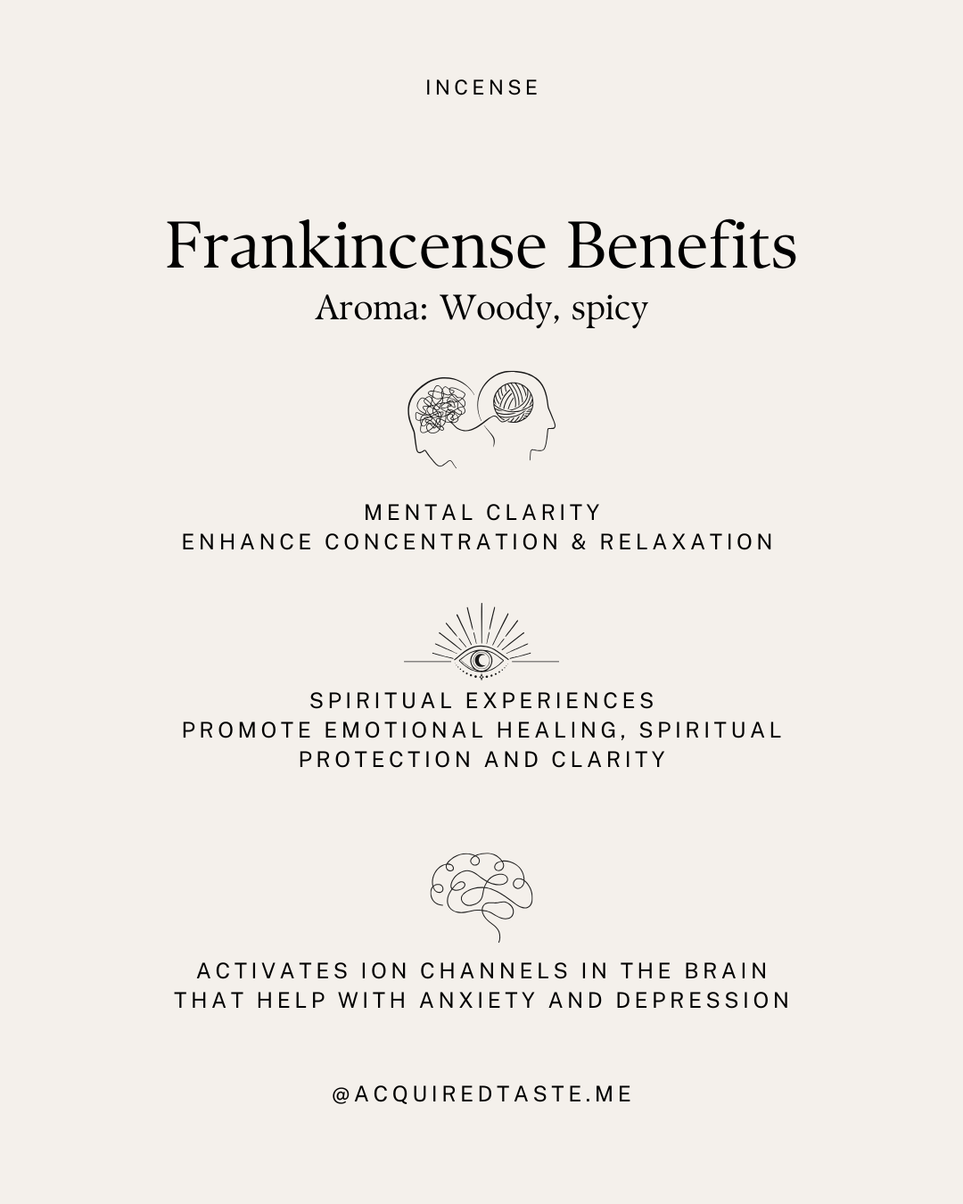 Frankincense_Incene_Burning_Benefits - mental clarity, reduce stress, protection, emotional healing, relief of anxiety & depression