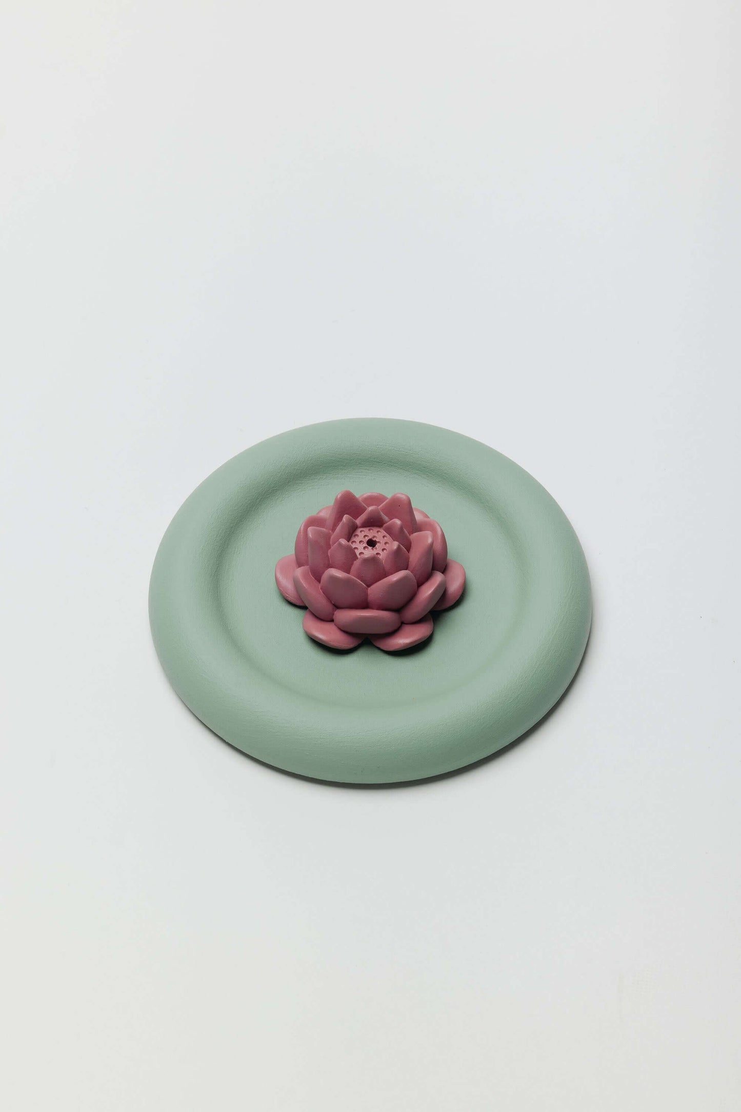 Lotus Incense Stick Holder + Coaster
