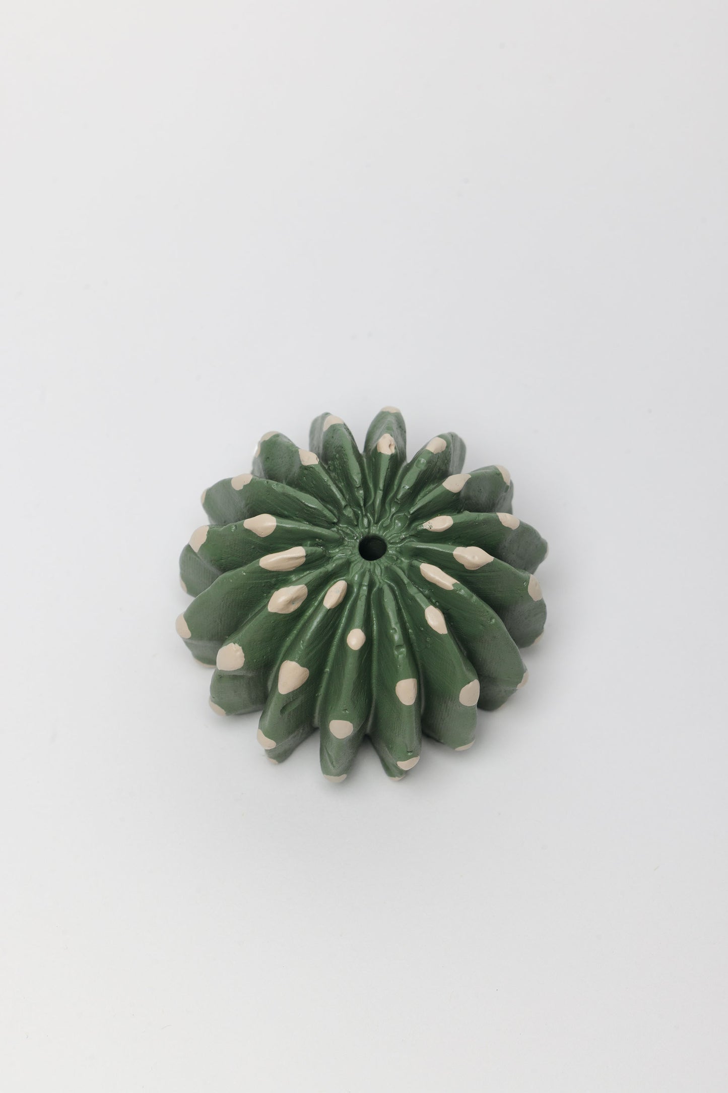 domino cactus shaped incense holder