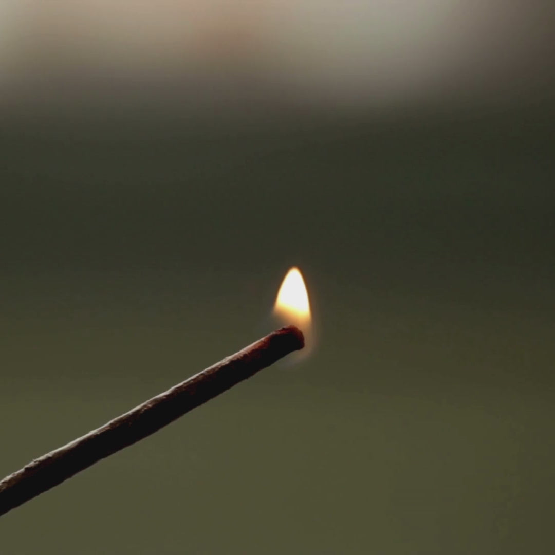 Video of incense burning