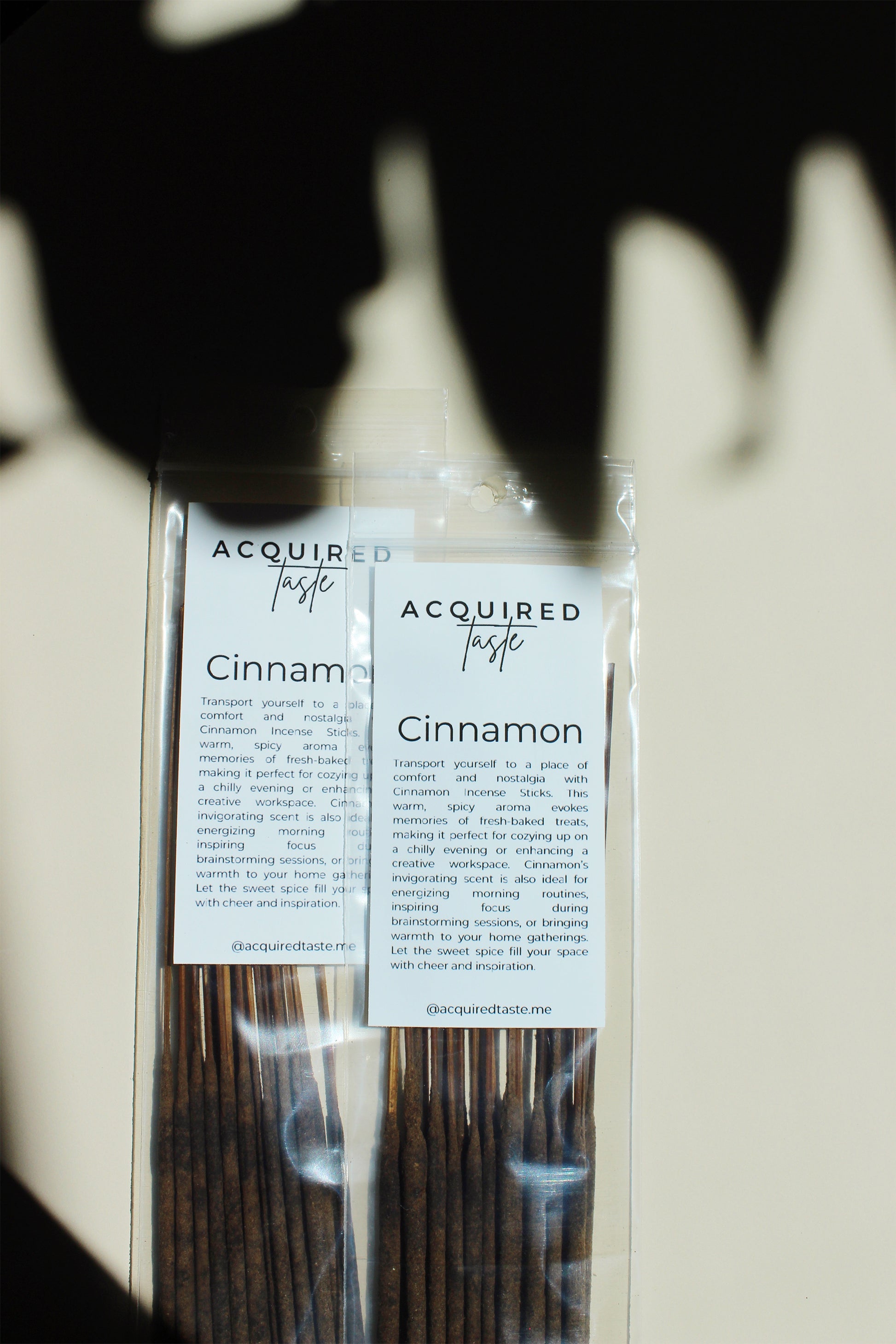 acquired taste incense sticks cinnamon scent