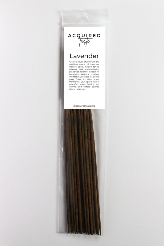 acquired taste incense sticks lavender