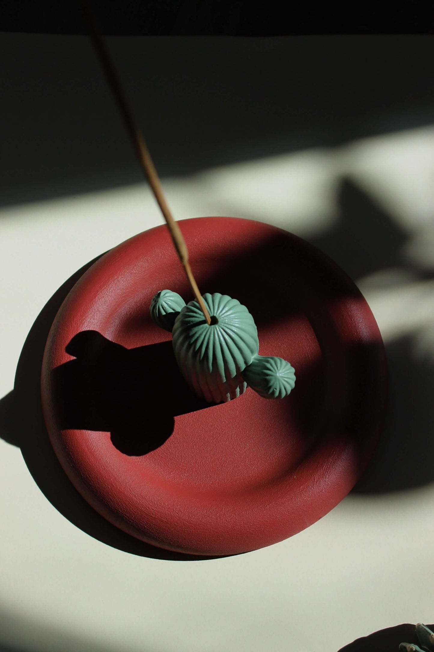 Cactus incense stick holder 