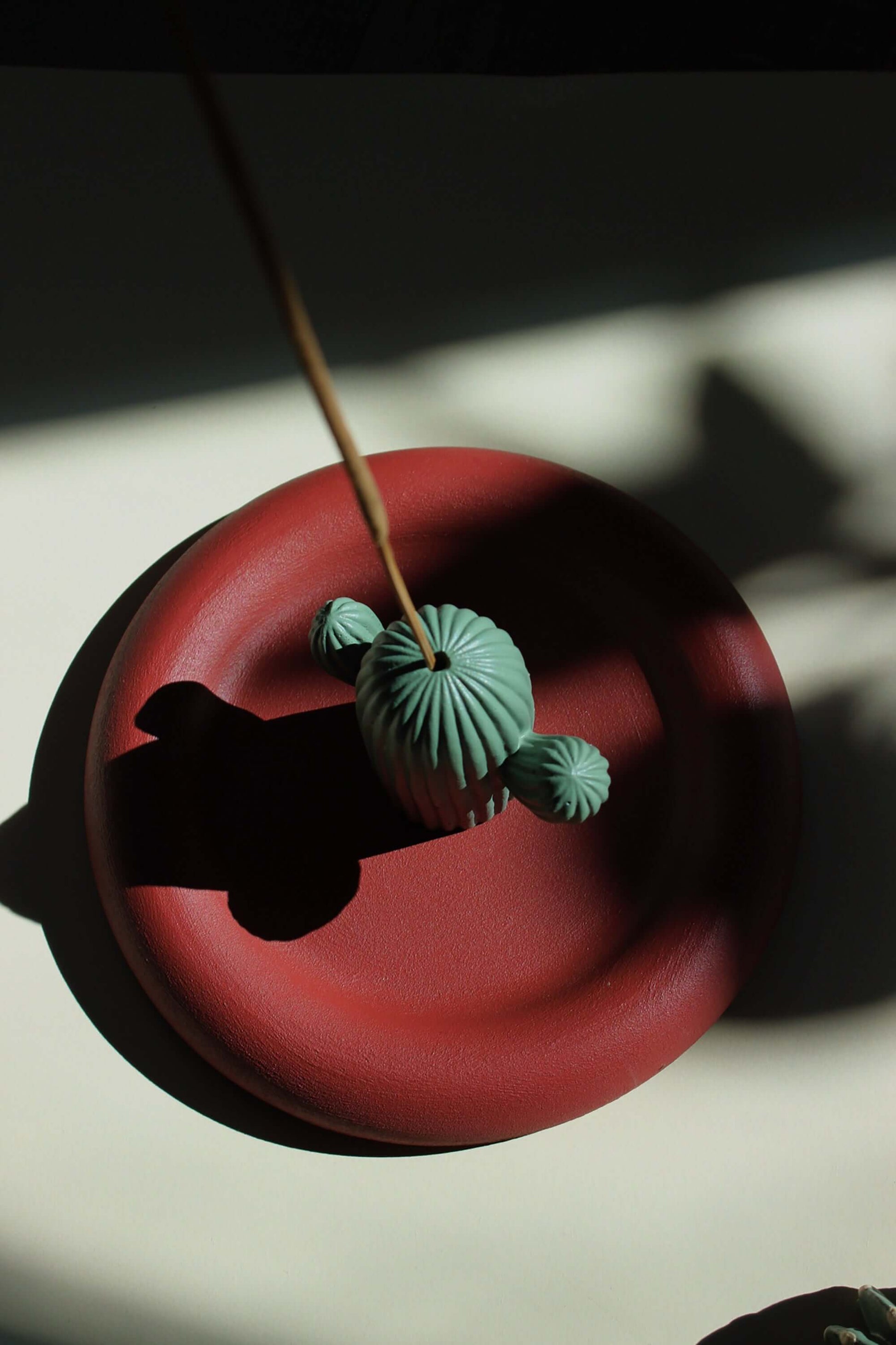 Cactus incense stick holder 
