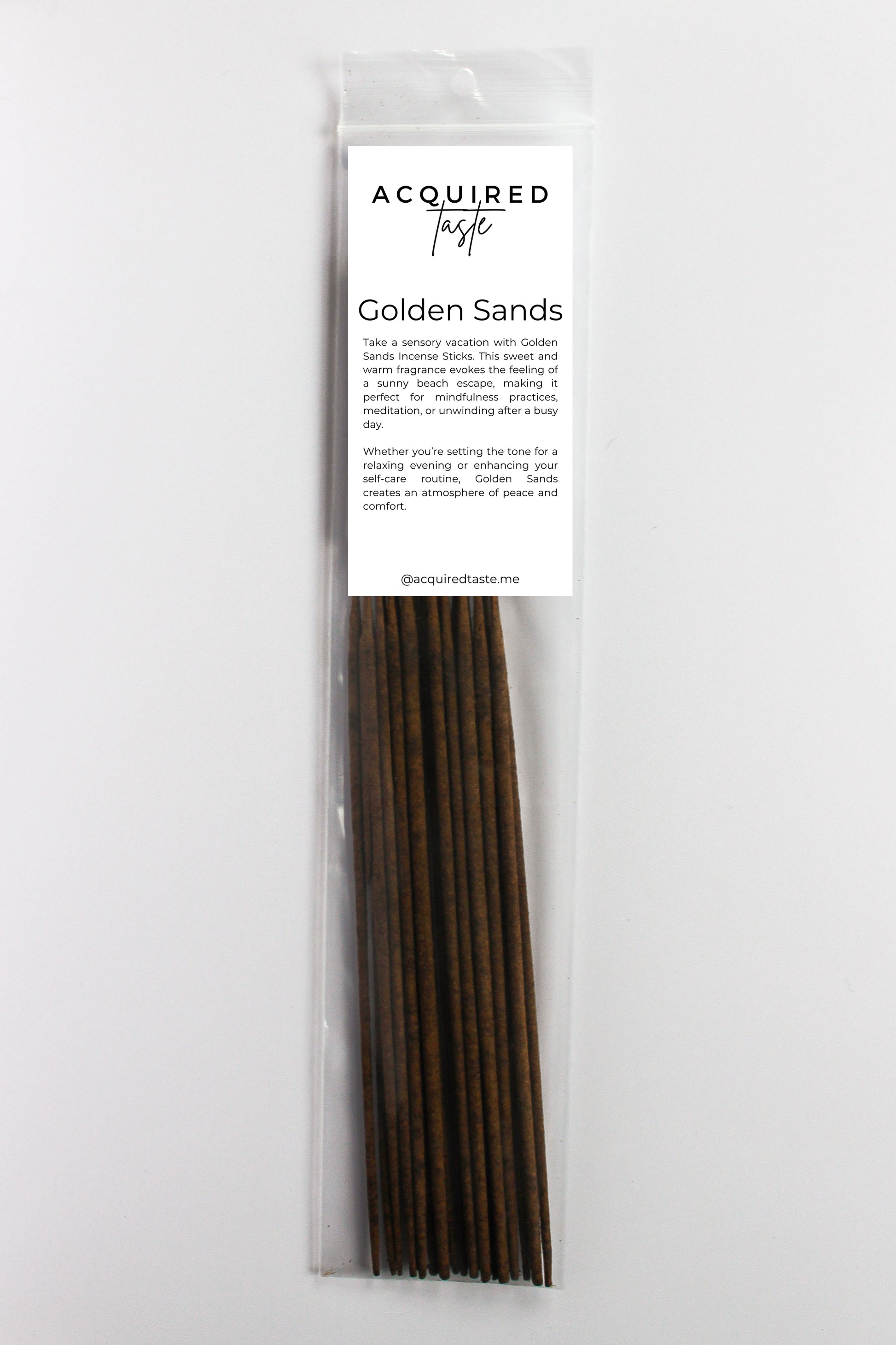 acquired taste incense sticks golden sands 