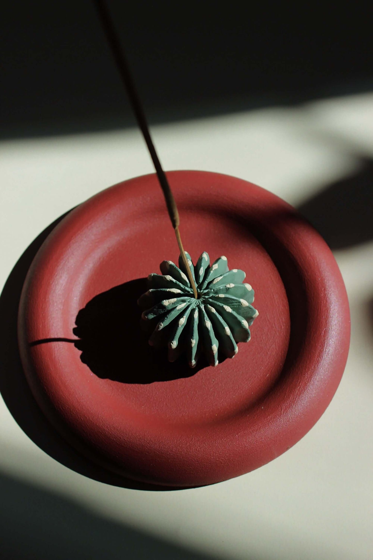 domino cactus incense stick holder