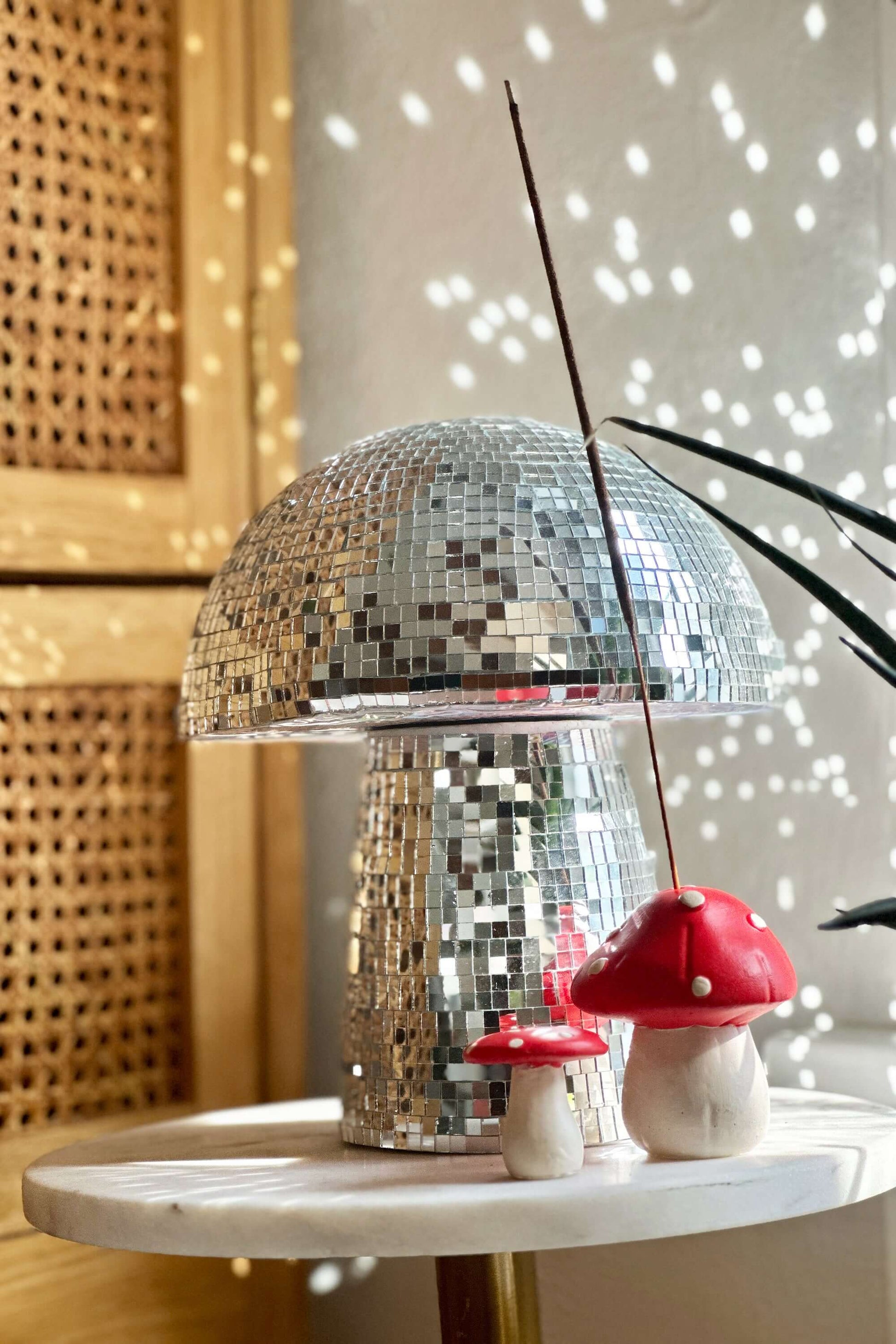 Red Mushroom incense stick holder