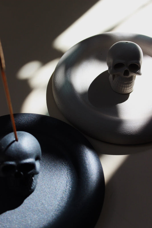Acquired Taste Bone Collector Incense Stick Holder Black & Gray