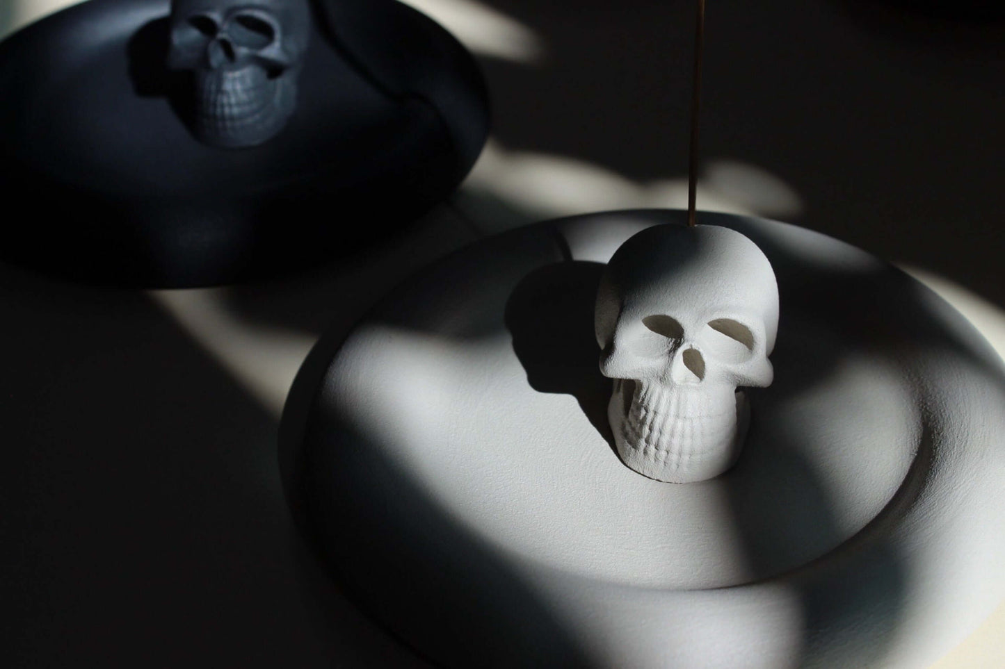 Acquired Taste Bone Collector Incense Stick Holder Black & Gray