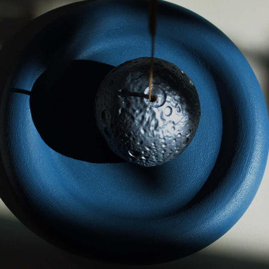 Full moon incense stick holder