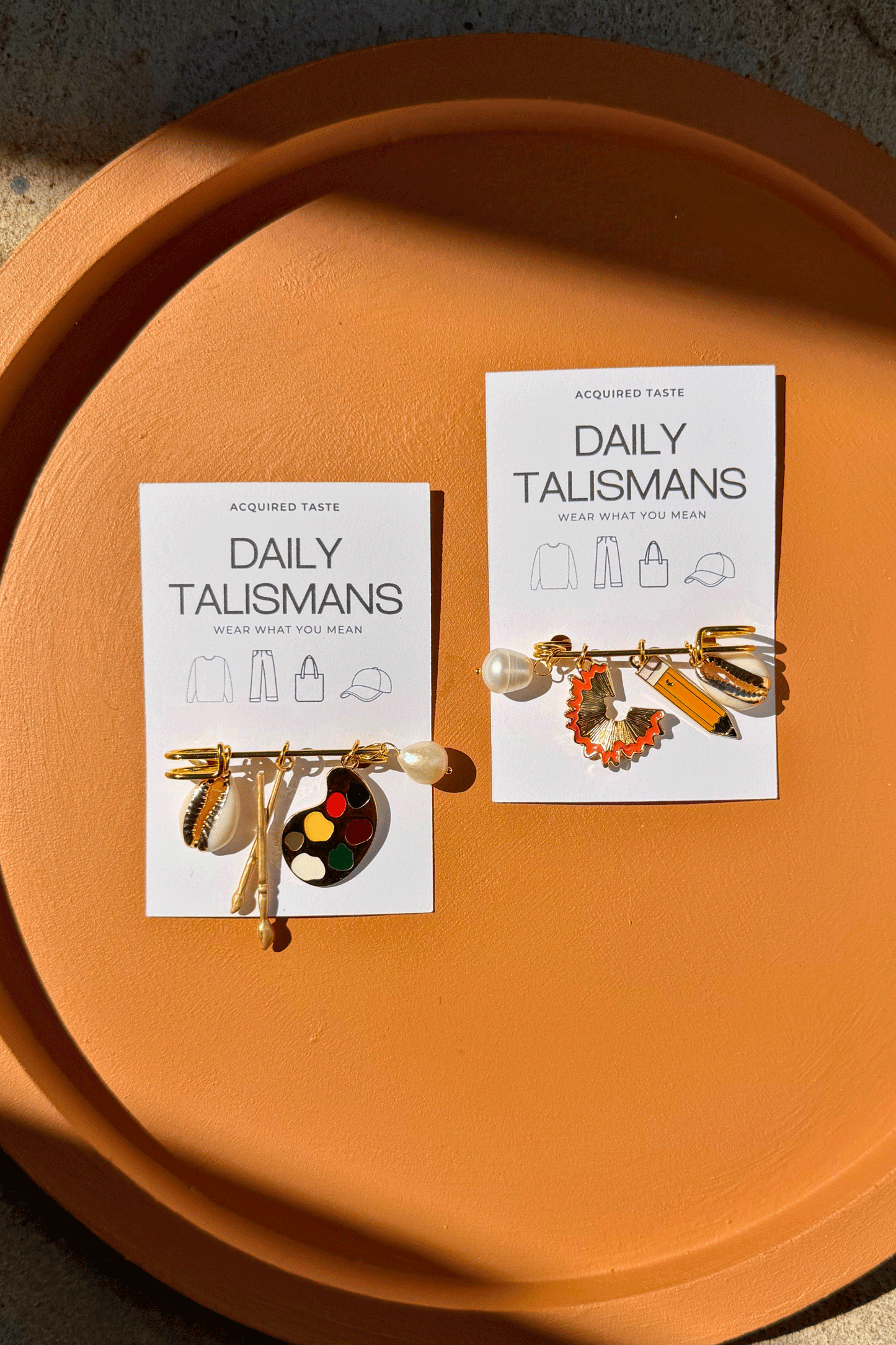 Daily Talismans Enamel Charm Pin
