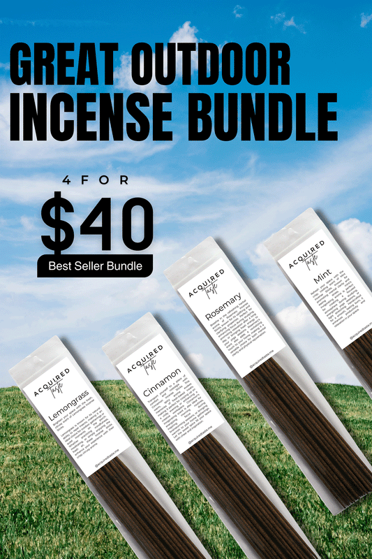 bug repellent incense stick bundle