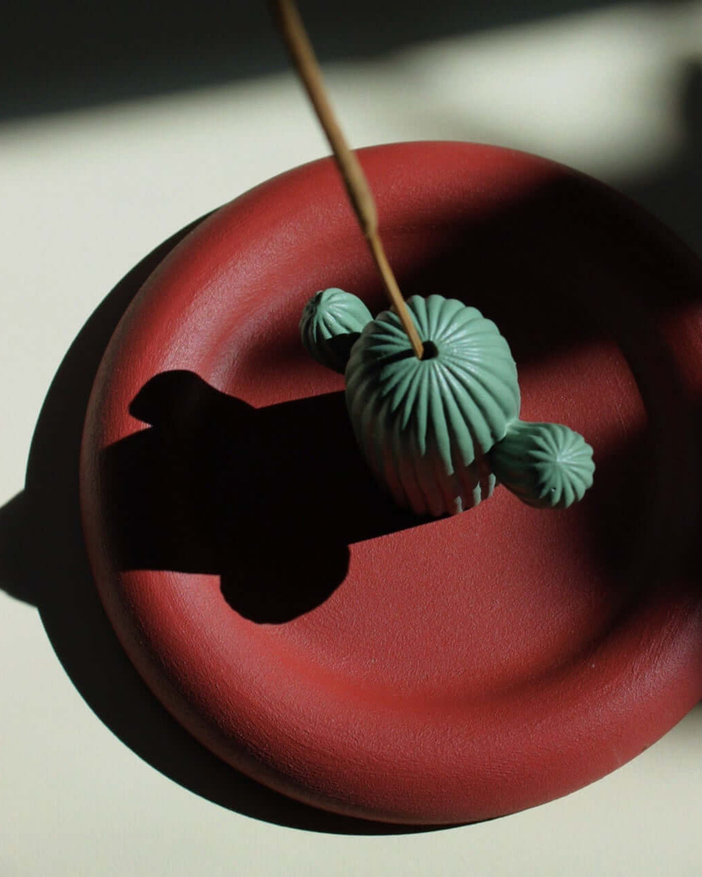 Cactus incense holder