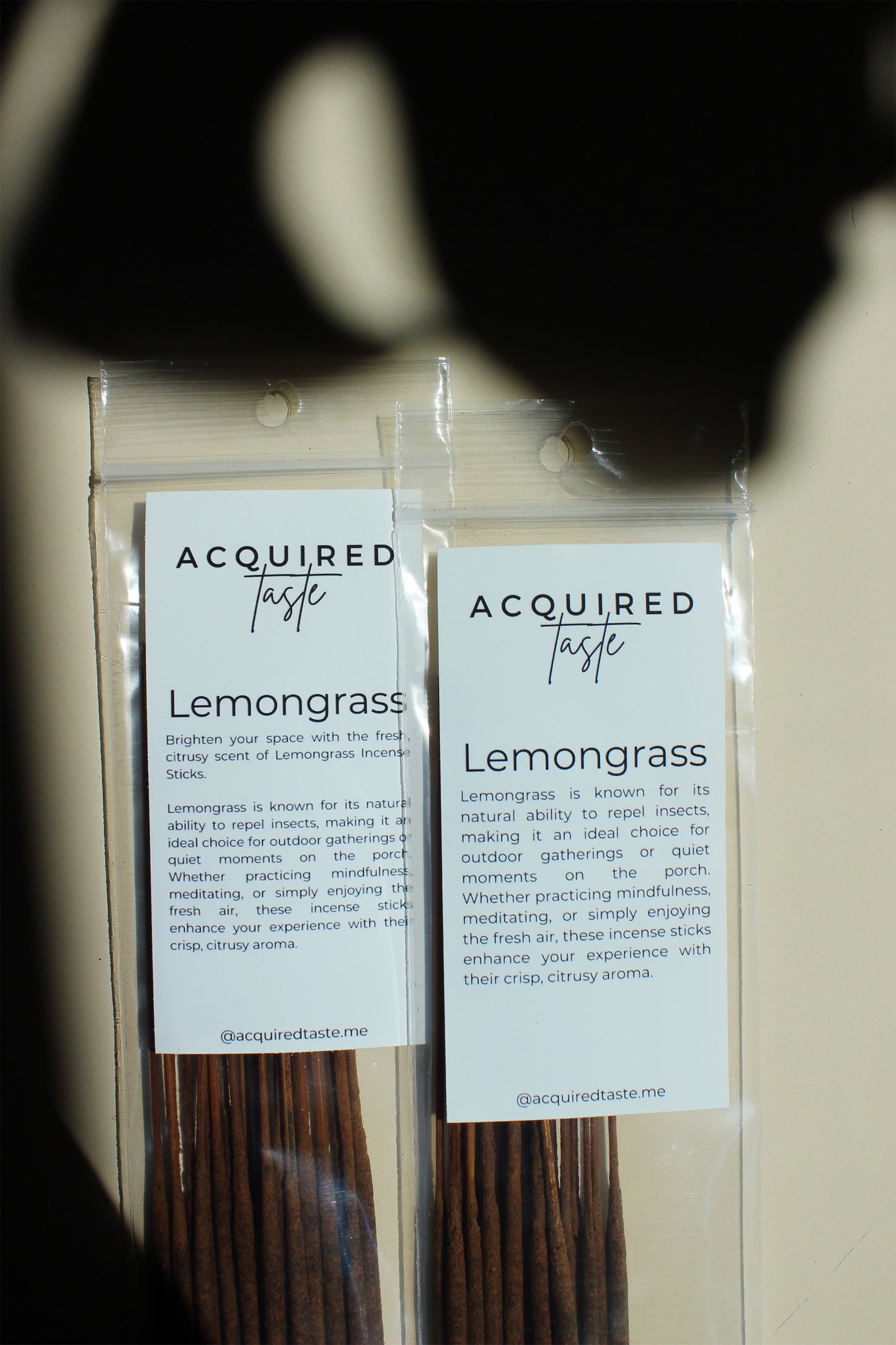 acquired taste incense sticks lemongrass