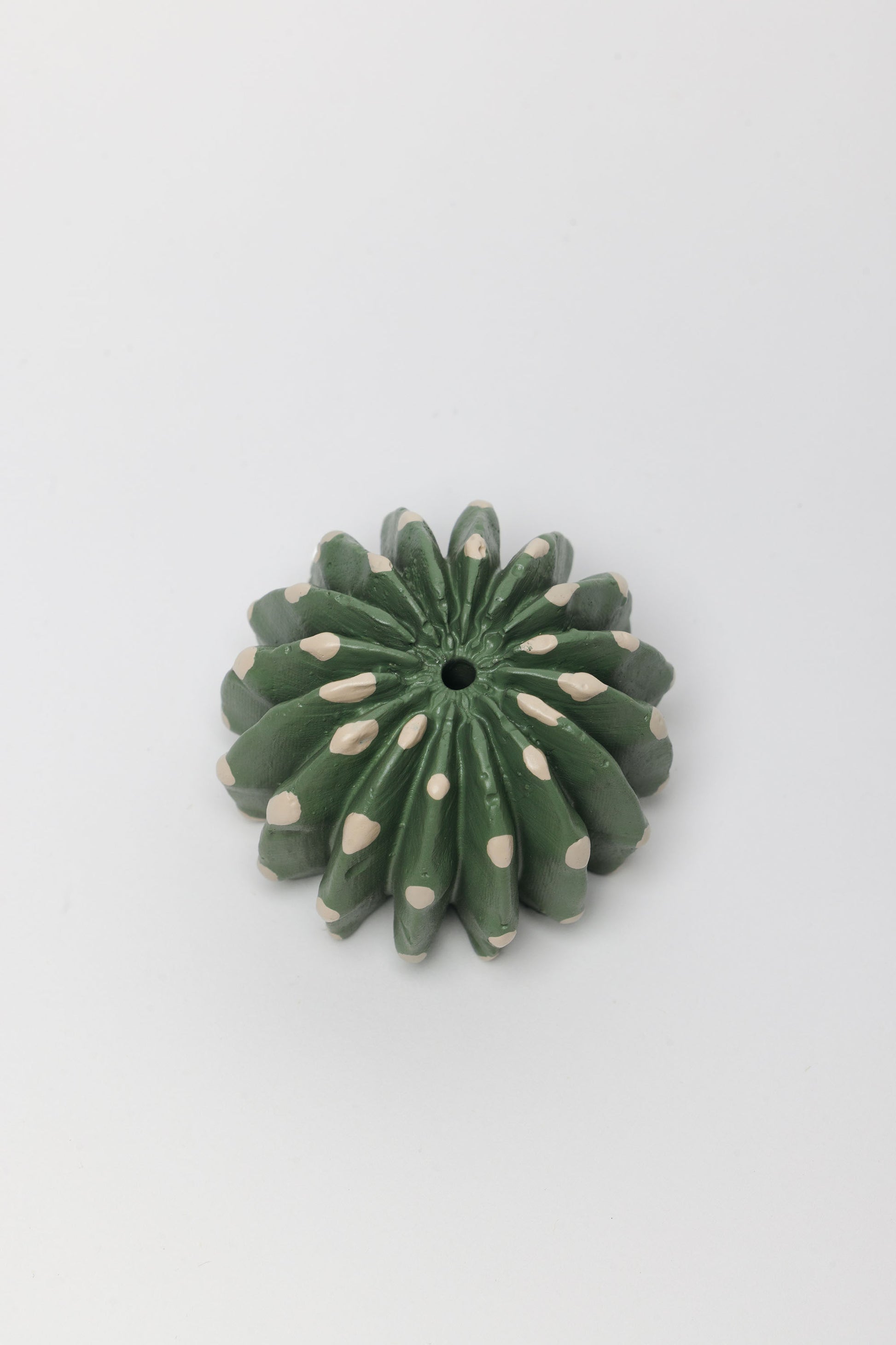 domino cactus shaped incense holder