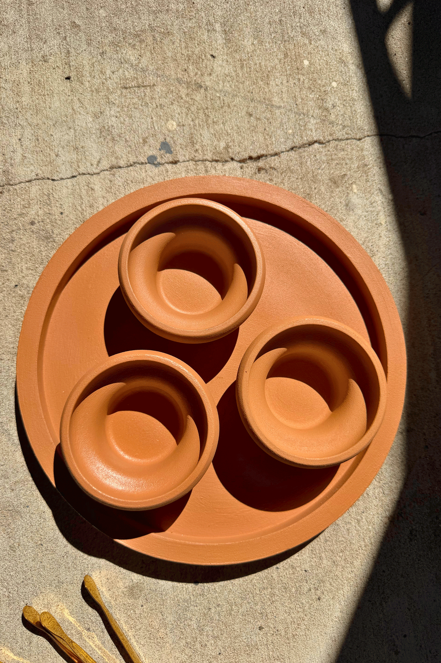 Palm Vessel  Resin Incense & Charcoal Holder